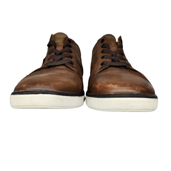 Kenneth Cole Shoes Mens 10 Brown Dressy Sneakers Leather Suede Lace Up main image 8